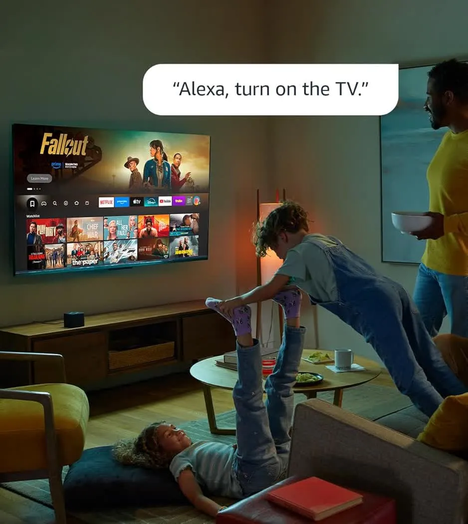 Amazon Fire TV Cube nel salotto