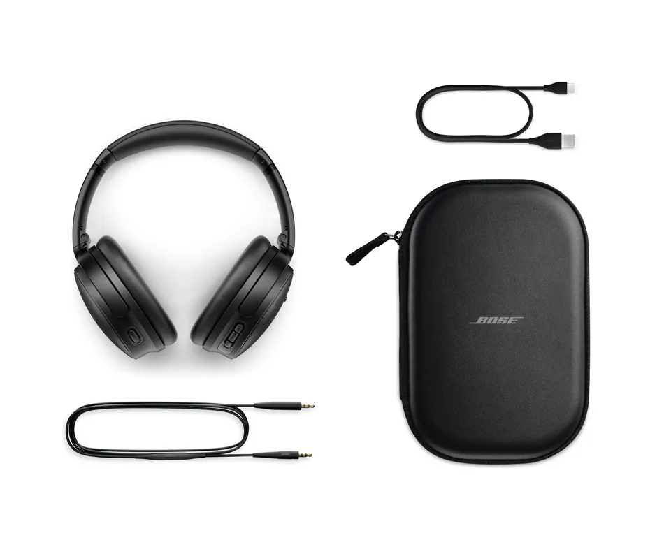 Bose QuietComfort Headphones con custodia e cavi
