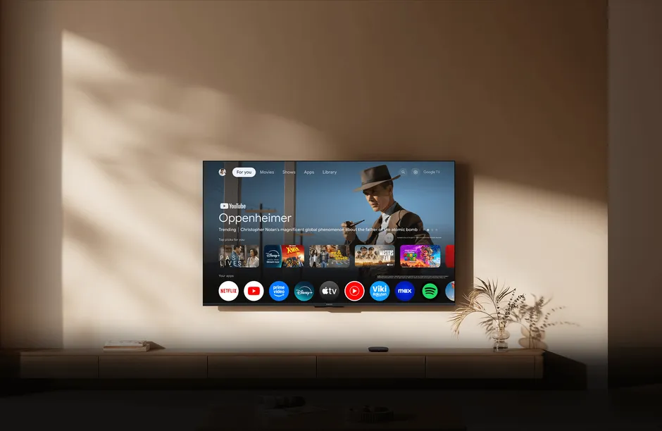 Interfaccia Google TV dello Xiaomi TV Box S